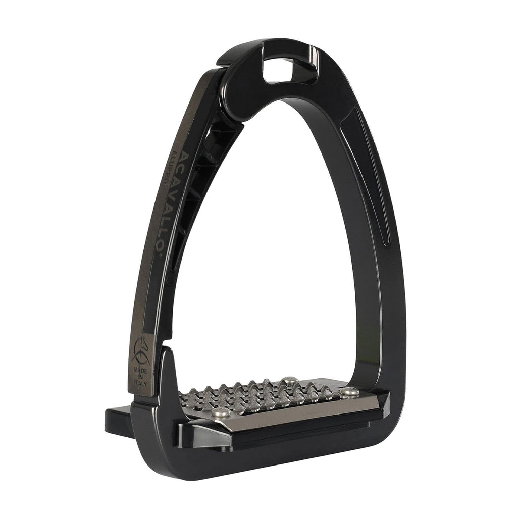 Acavallo Unisexs Charcoal Arena Safety Stirrup, One