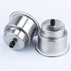 Marinebaby 2Pcs Stainless Steel Cup Drink Holder With Drain Marine Boat Rv Camper Boat Cup Holder