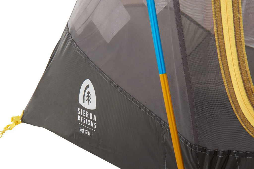 Sierra Designs High Side 1 Person Tent, Ultralight Freestanding Solo Shelter For Backpacking, Camping, And Bikepacking With Awni