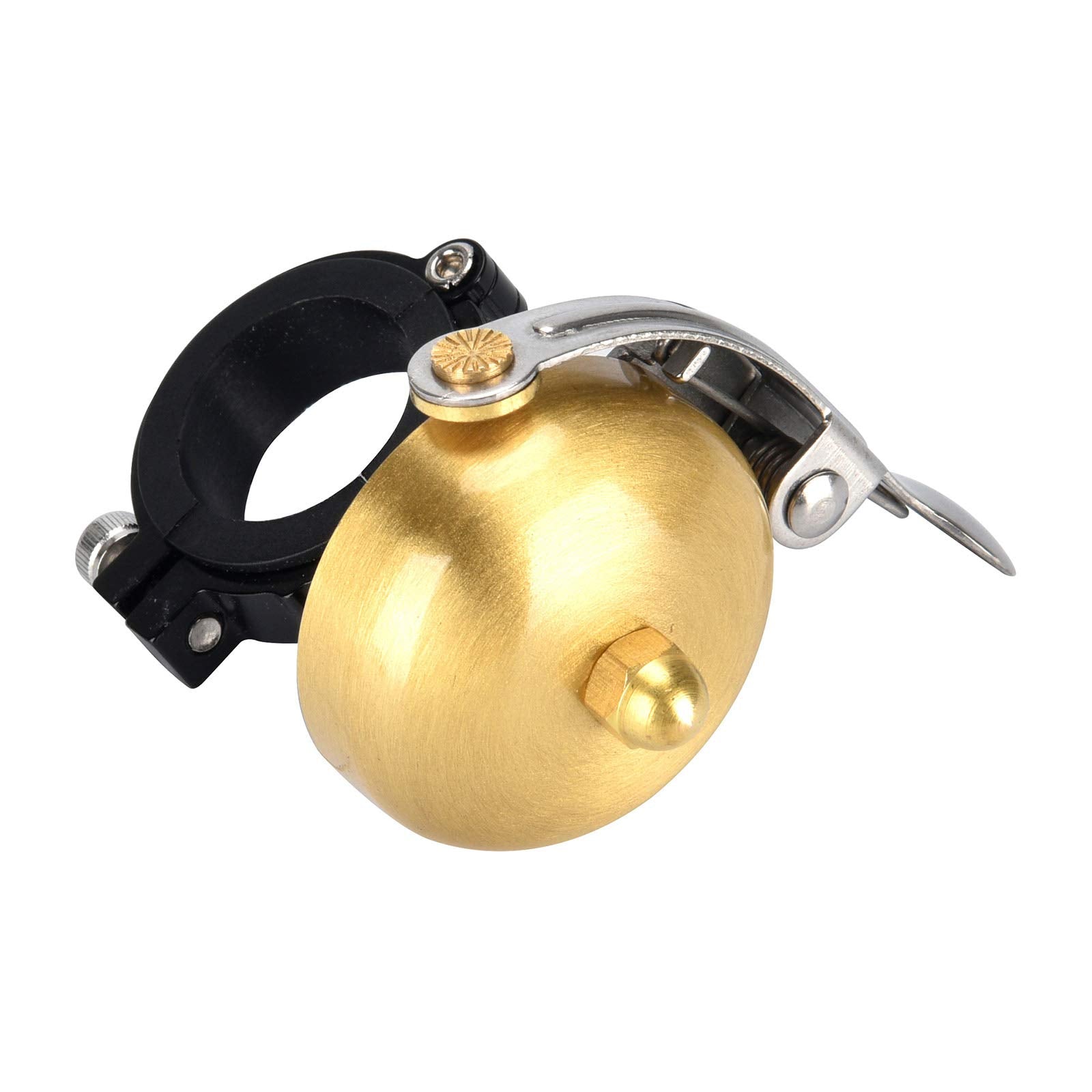 Bonmixc Retro Bicycle Bell Brass Vintage Bike Bell Gold Fit F20~29Mm Handlebars Suitable For Most Of Bike Handlebars
