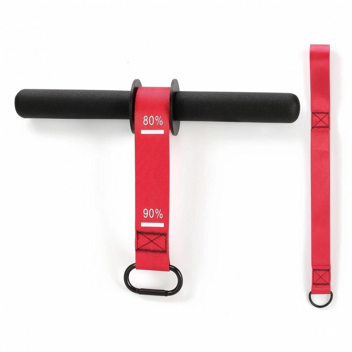 MERISHOPP Forearm Training Bar with Strap NonSlip Rouleau Pour Poignets Avec Sangle Textured Intensifier Pour Poignets Et Avant