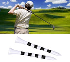 Zivisk Wooden Golf Tees 2-3/4 Inch 100 Count, 2.75'' Long Golf Wood Bamboo Tees(White,70Mm)