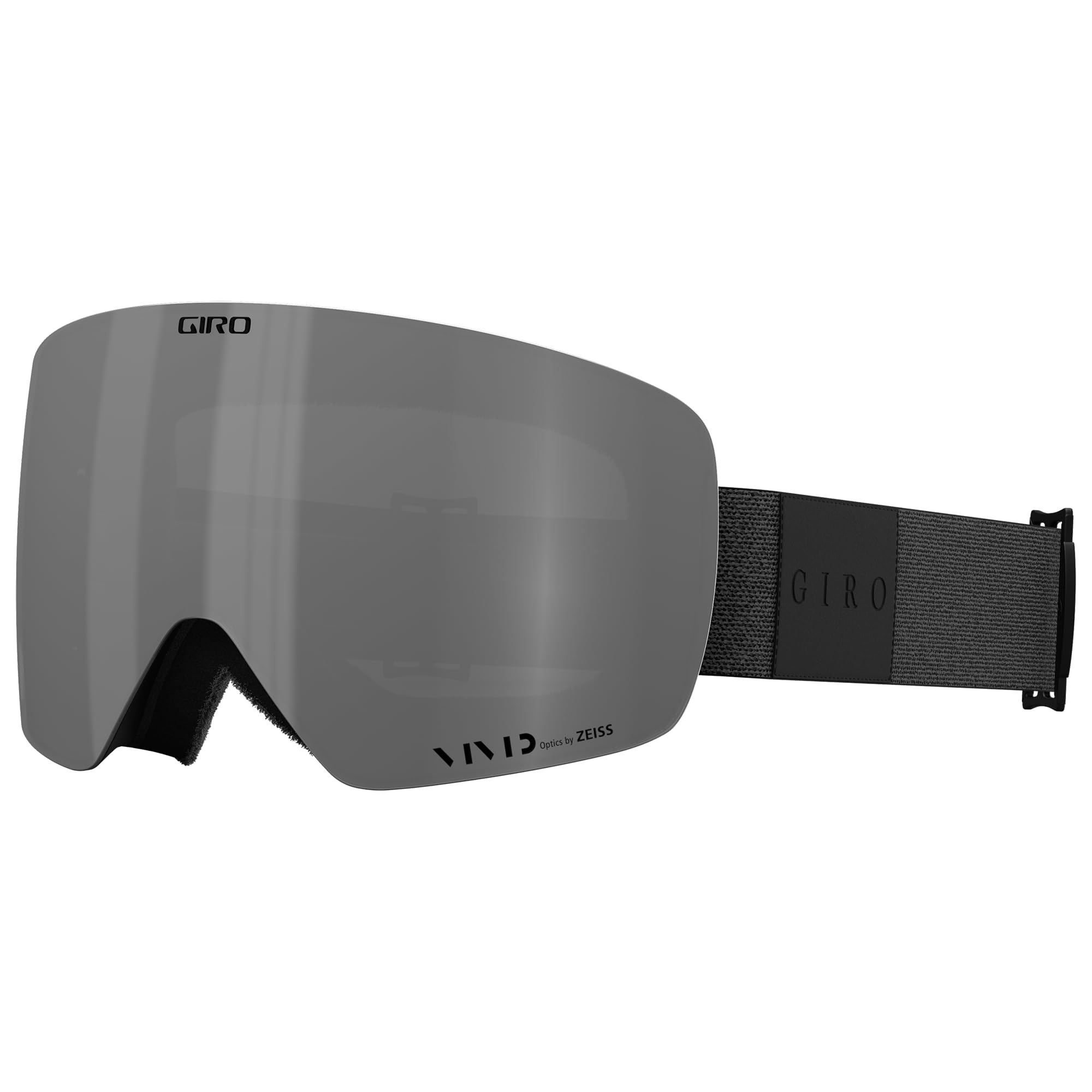 Giro Contour RS Ski Goggles - Snowboard Goggles for Men & Women - Black Mono Strap with VIVID Onyx/VIVID Infrared Lenses