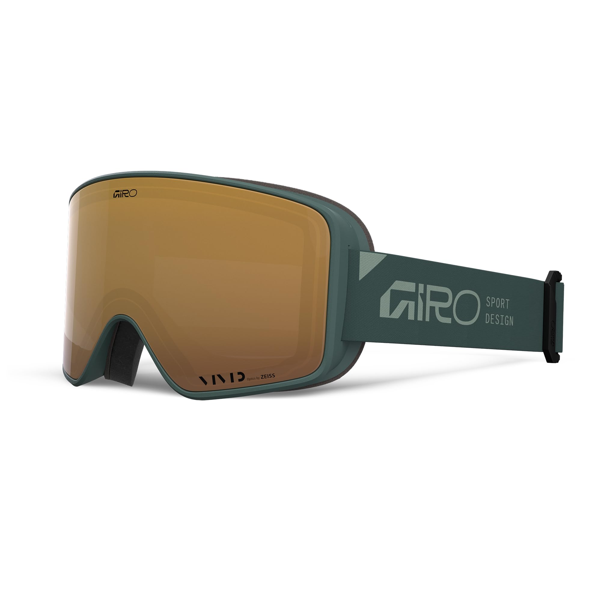 Giro Method Ski Goggles - Snowboard Goggles for Men, Women, Youth - Peacock Teal Stacked - Vivid Petrol & Vivid Infrared