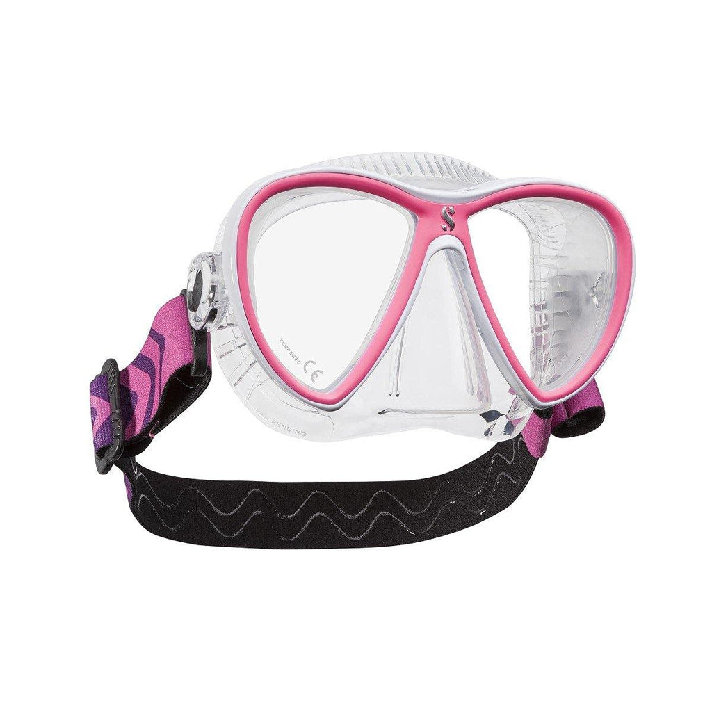 Scubapro Synergy Twin Trufit Mask - Mirrored Black/Purple