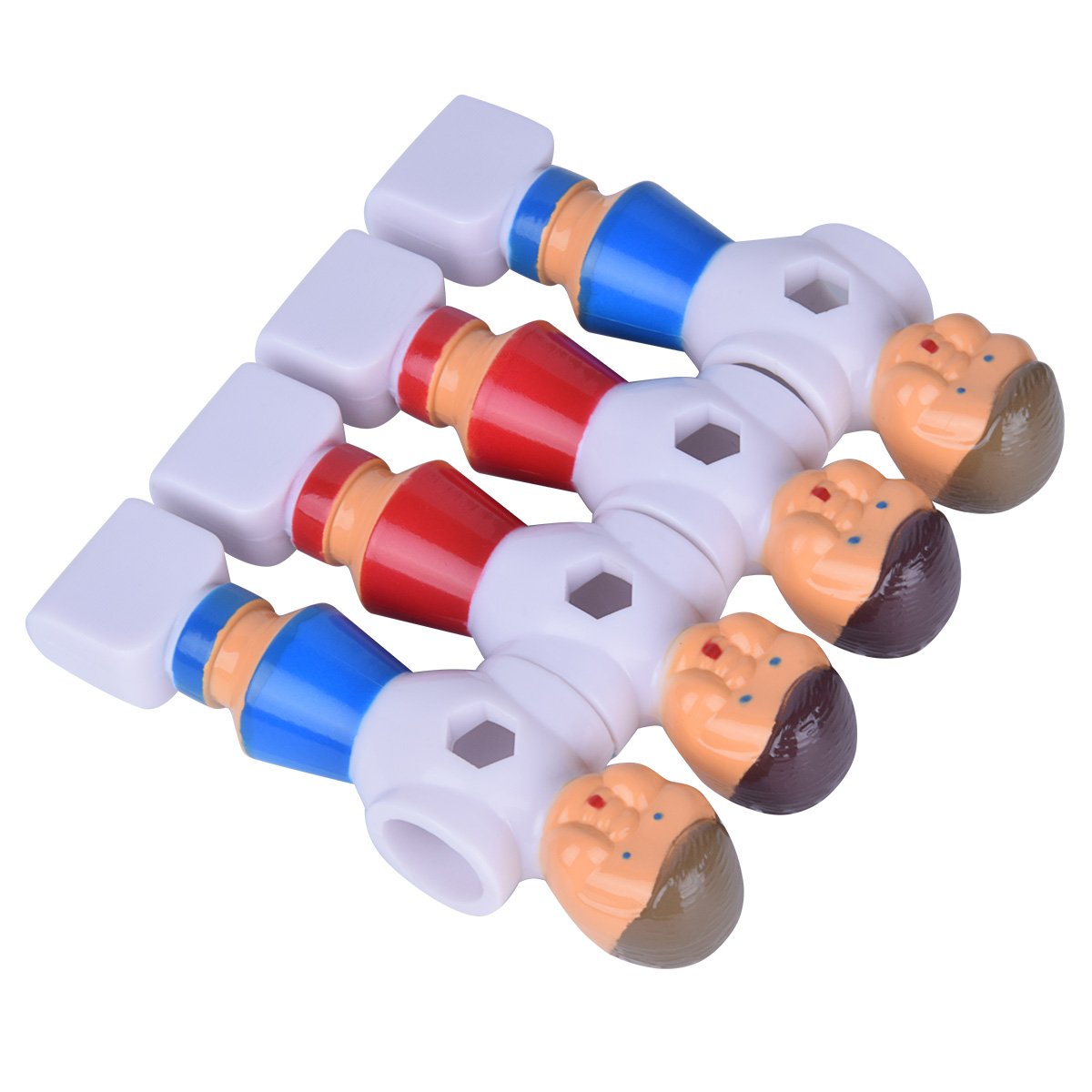 Hotusi 4Pcs Rod Foosball Soccer Table Football Men Player Replacement Parts