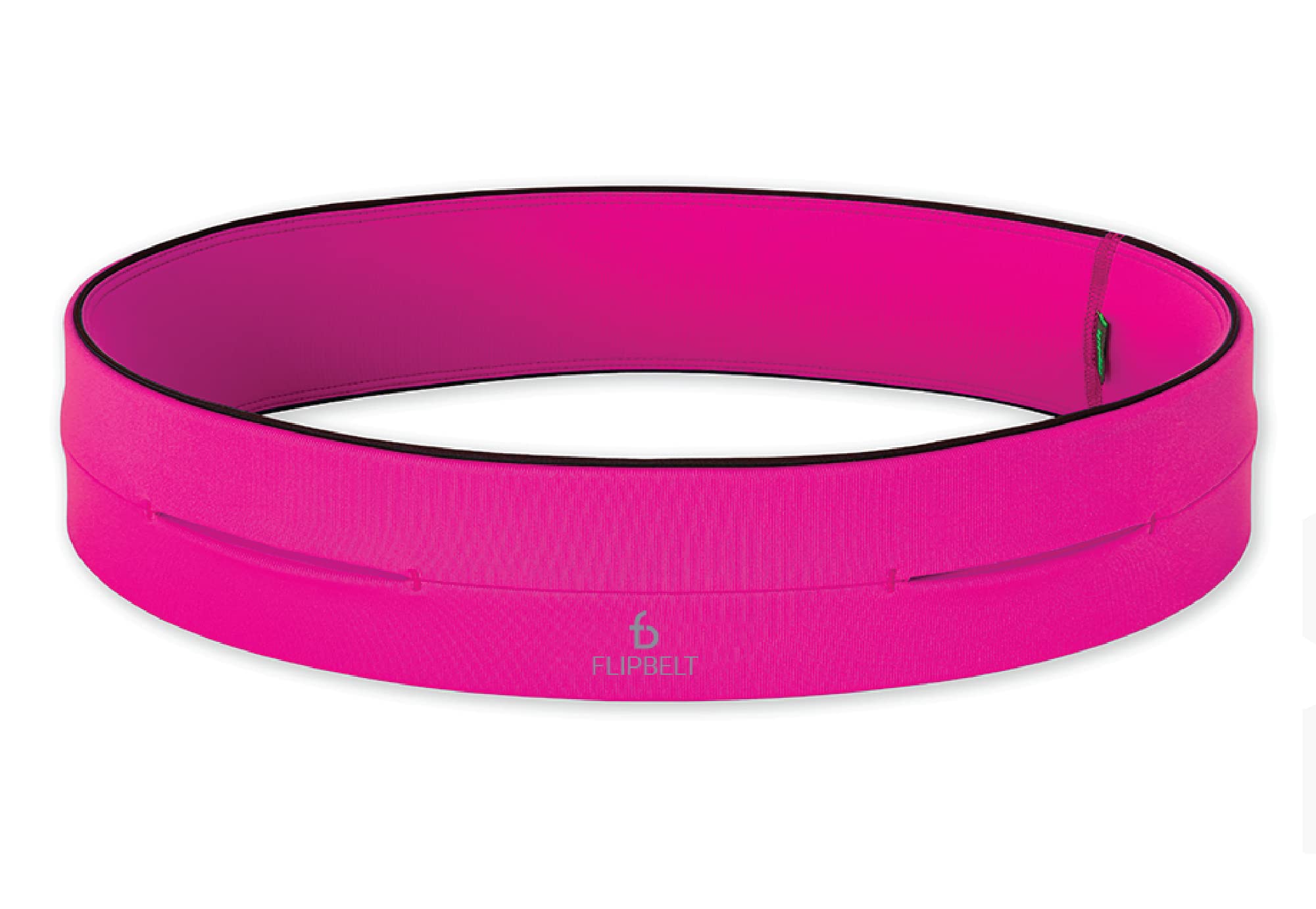 FlipBelt Classic Running Belt for Phone and Small Accessories, Exercise Waist Pouch for Women and Men, XL, Hot Pink