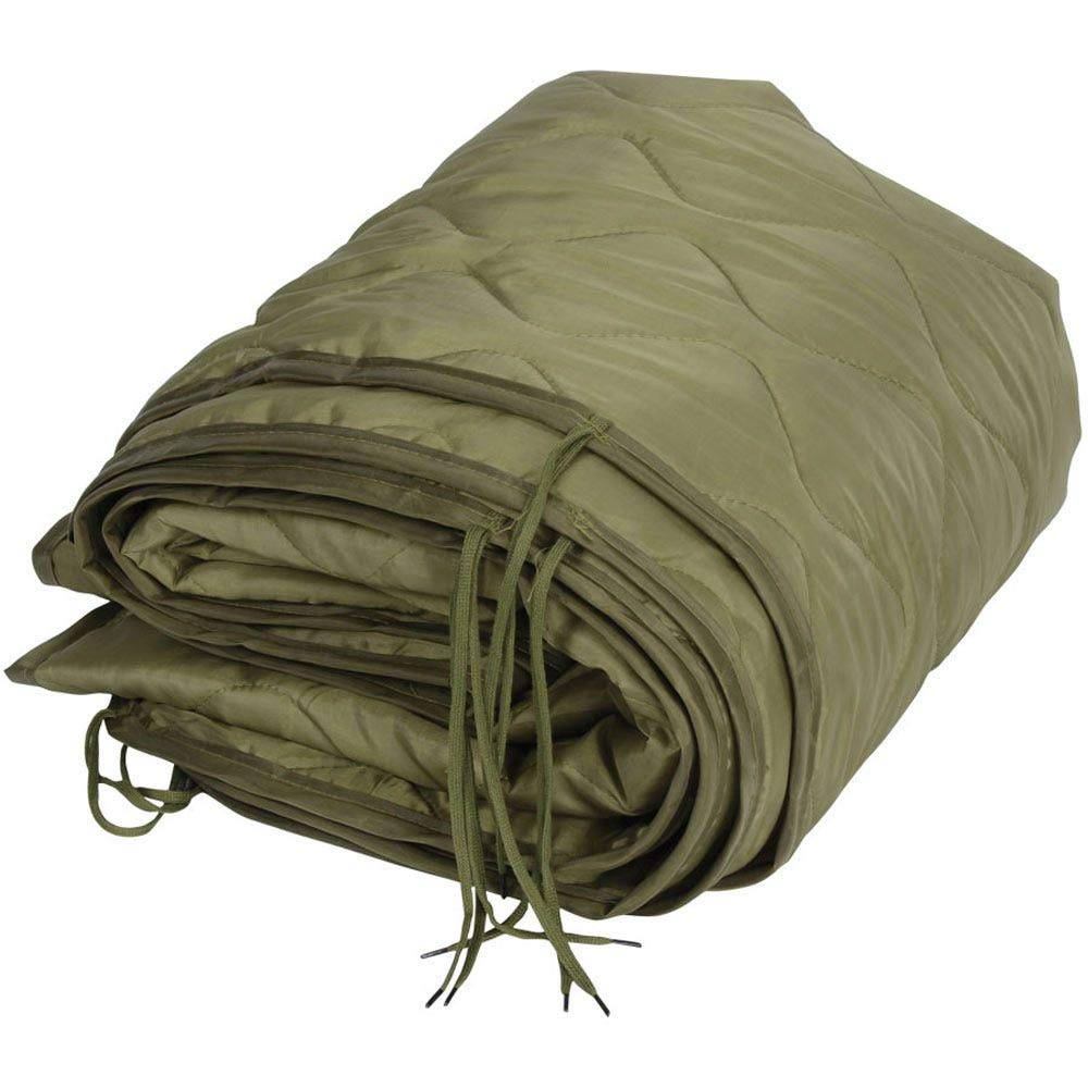 Medals Of America Est. 1976 Od Green Military Poncho Liner Woobie Blanket Nylon 65'' X 88''
