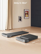 WALKINGPAD Z1 Foldable Walking Pad Treadmill for Home Office, Under Desk Treadmill with Adaptive Speed Control, Compact Design f