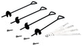 Anchor Kit | Compatible With Most Wooden Products | Includes 4 Anchors, Mounting Brackets, Hardware & Instructions | Heavy Duty 