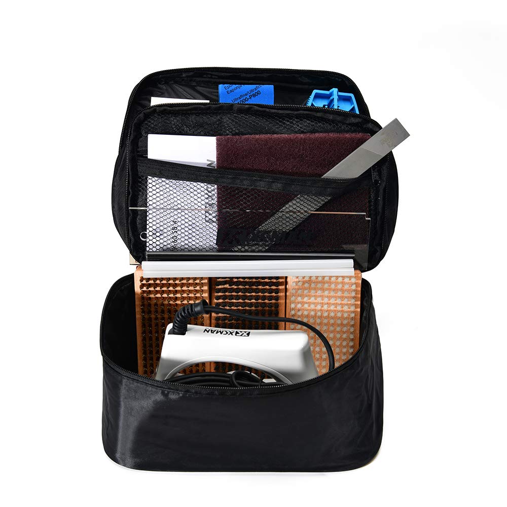 Xcman Complete Ski Snowboard Tuning And Waxing Kit With Waxing Iron,Ski Training Wax,Edge Tuner,Ptex,Ski Waxing Brush,Waxing Scr