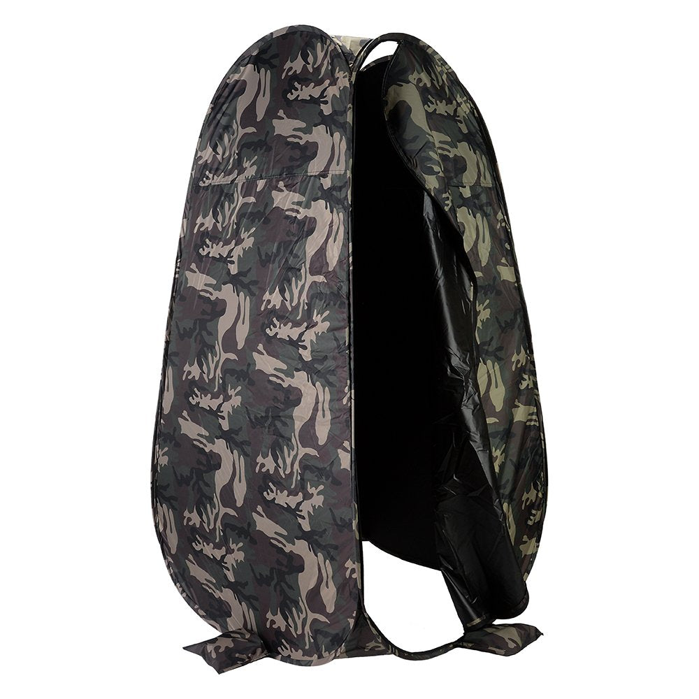 Fotodiox Collapsible Portable Indoor/Outdoor Changing Room - Camo, 64'' Tall, 36''X36'' Base, Pop-Up Dressing Tent