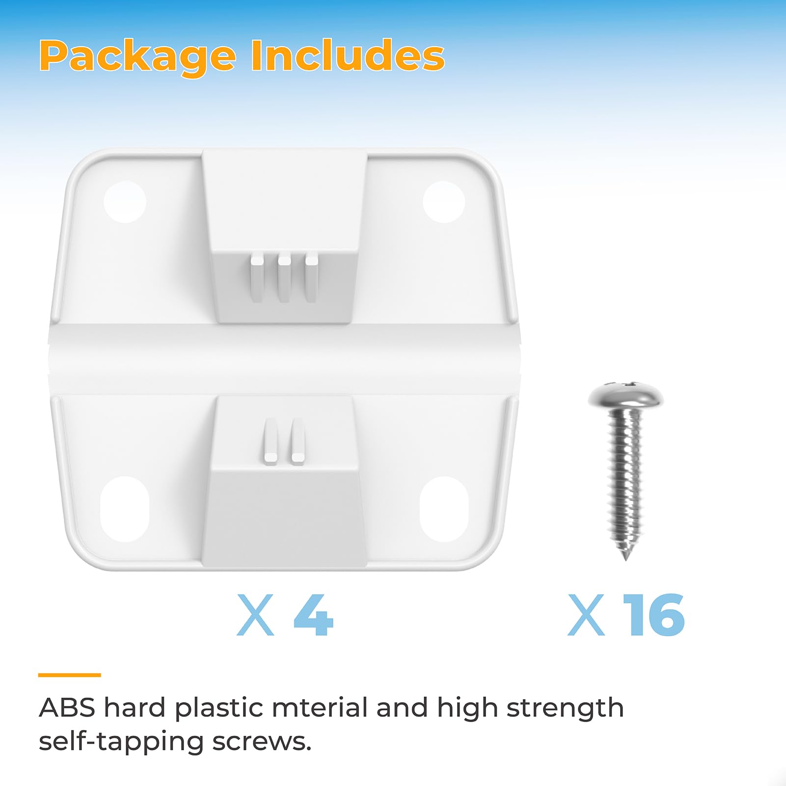 Cooler Replacement Plastic Hinges & Screws Set Compatible With Coleman Coolers  4 Pack