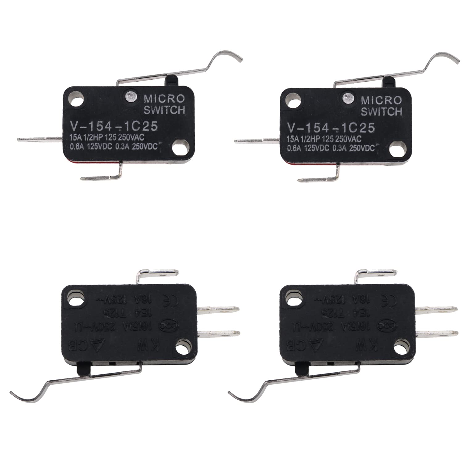 AIVWUMOT Micro Switch 2 & 3 Prong Terminal Fit for Golf Cart Club Car DS & Precedent 1014807 1014808