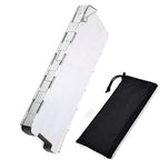 Gciyaen Folding Stove Windscreen Outdoor Camping Stove Windshield With Carrying Bag (660 X 240Mm 8 Plates)