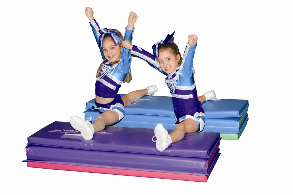 Tumbl Trak Jill Mat, 4Ft X 6Ft, Pink & Purple
