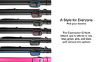 Casemaster Q-Vault Supreme Billiard/Pool Cue Hard Case, Holds 1 Complete 2-Piece Cue (1 Butt/1 Shaft), Blue