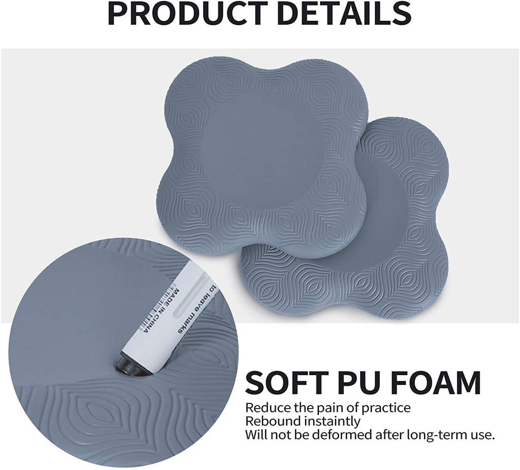 Zealtop Yoga Knee Pad Cushion Extra Thick For Knees Elbows Wrist Hands Head Foam Yoga Pilates Work Out Kneeling Pad(