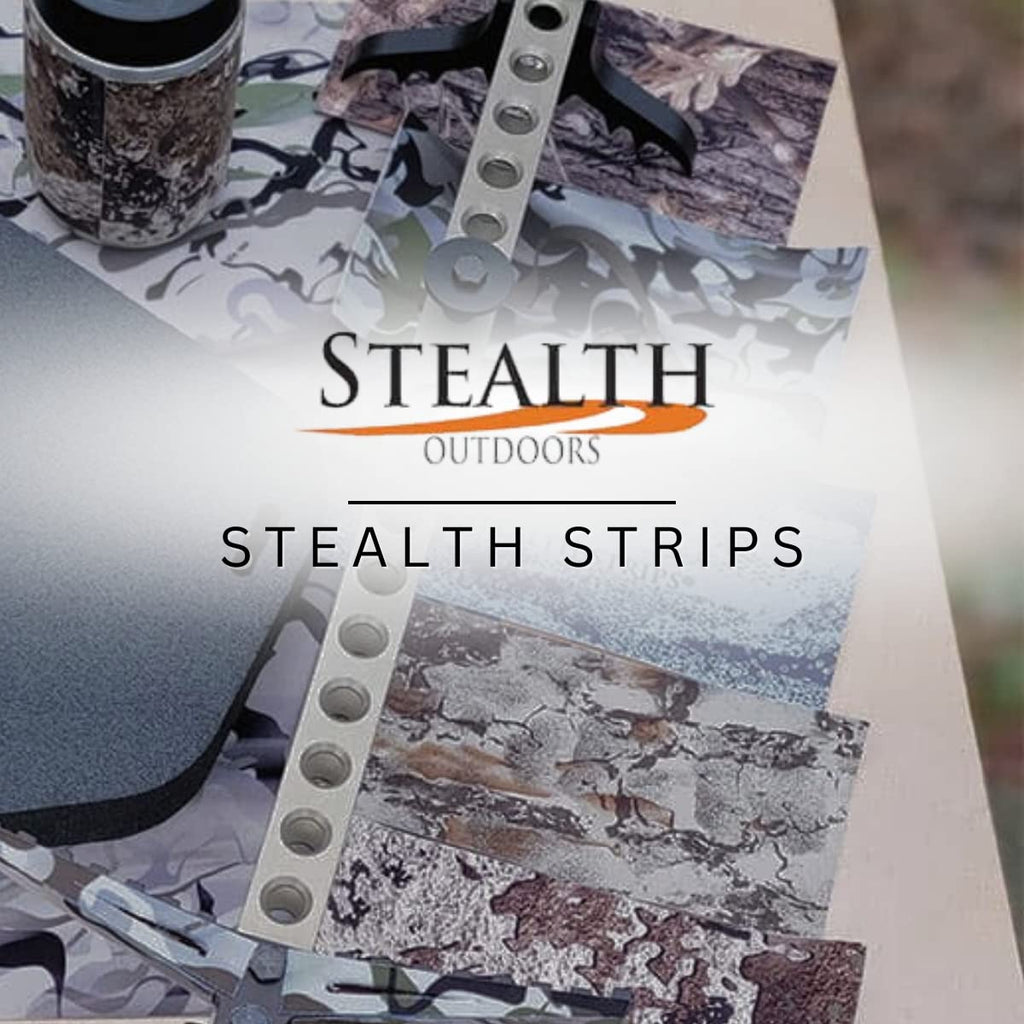 Stealth Strips Conceal Camo Silencing Tape | Self Adhesive Silencing Fabric | Great For Quieting All Of Your Metal Hunting Gear
