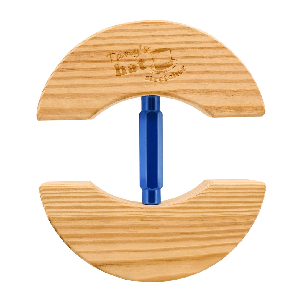 Tangs Wooden Hat Stretcher,Adjustable Turn Buckle Hat Stretcher For Fitted Hatsone Size Unisex Hat Shaper, Suits Forall Hat (Blu