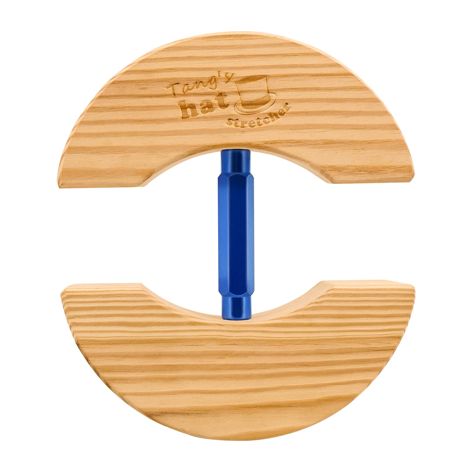 Tangs Wooden Hat Stretcher,Adjustable Turn Buckle Hat Stretcher For Fitted Hatsone Size Unisex Hat Shaper, Suits Forall Hat (Blu