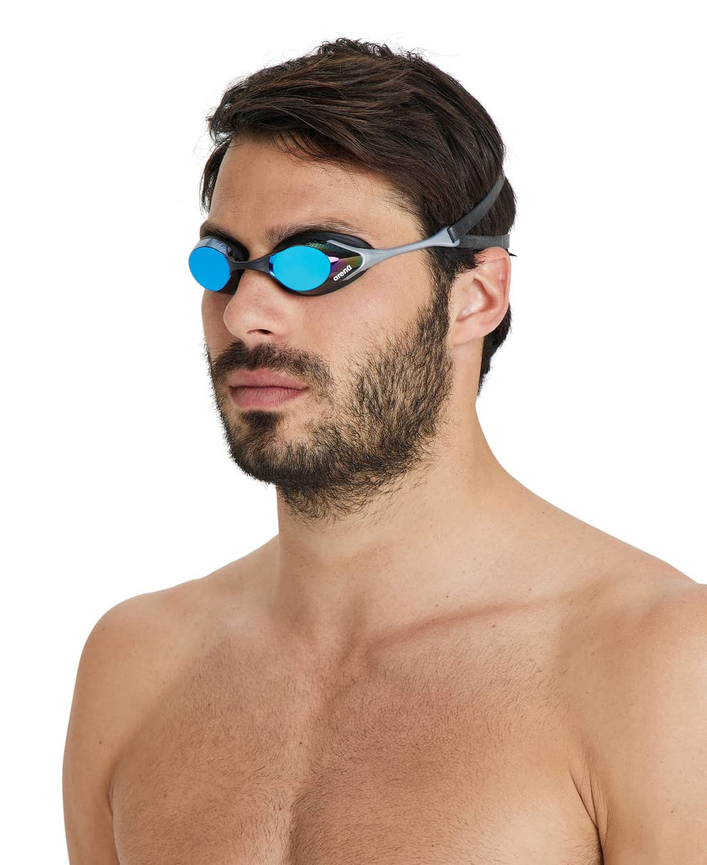 Arena Cobra Mirror And Non-Mirror Swim Goggles For Men And Women,Blue  Silver