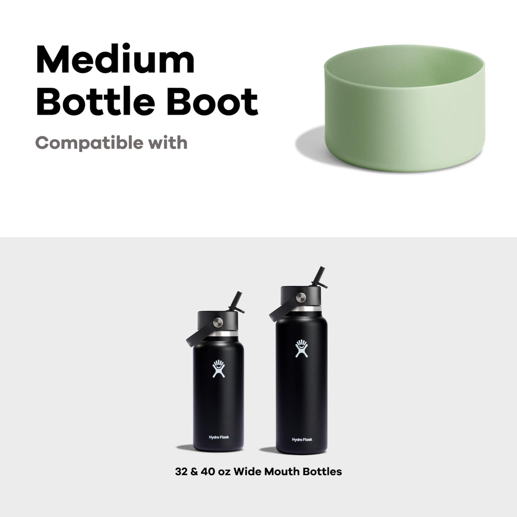 Hydro Flask Bottle Boot - Bottom Protector Sleeve - Silicone Water Bottle Accessory Medium Beachplum Purple