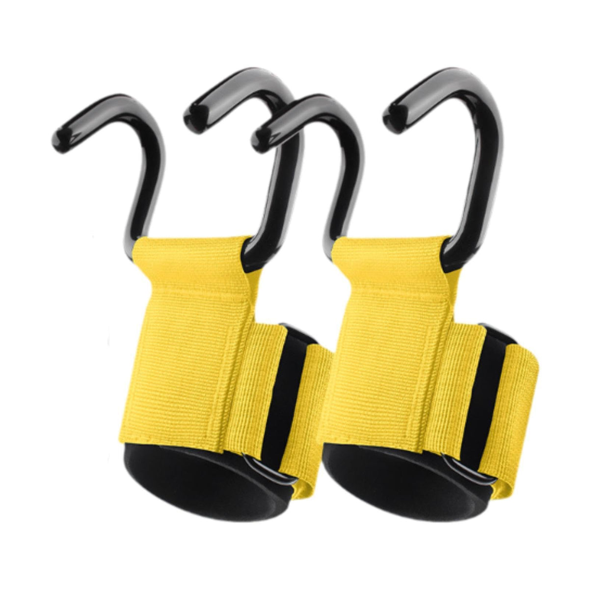 Enakshi Fitness Weight Lifting Hook Padded Wrist Straps For Powerlifting Shrugs Rows Yellow|Sporting Goods | Fitness Running & Y