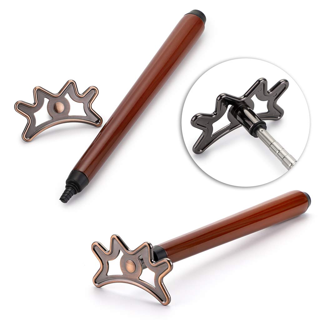 Ownmy Retractable Billiards Bridge Stick With Removable Bridge Head And Wood Handle, Pool Stick Length Extends Up To 35Cm - 140C