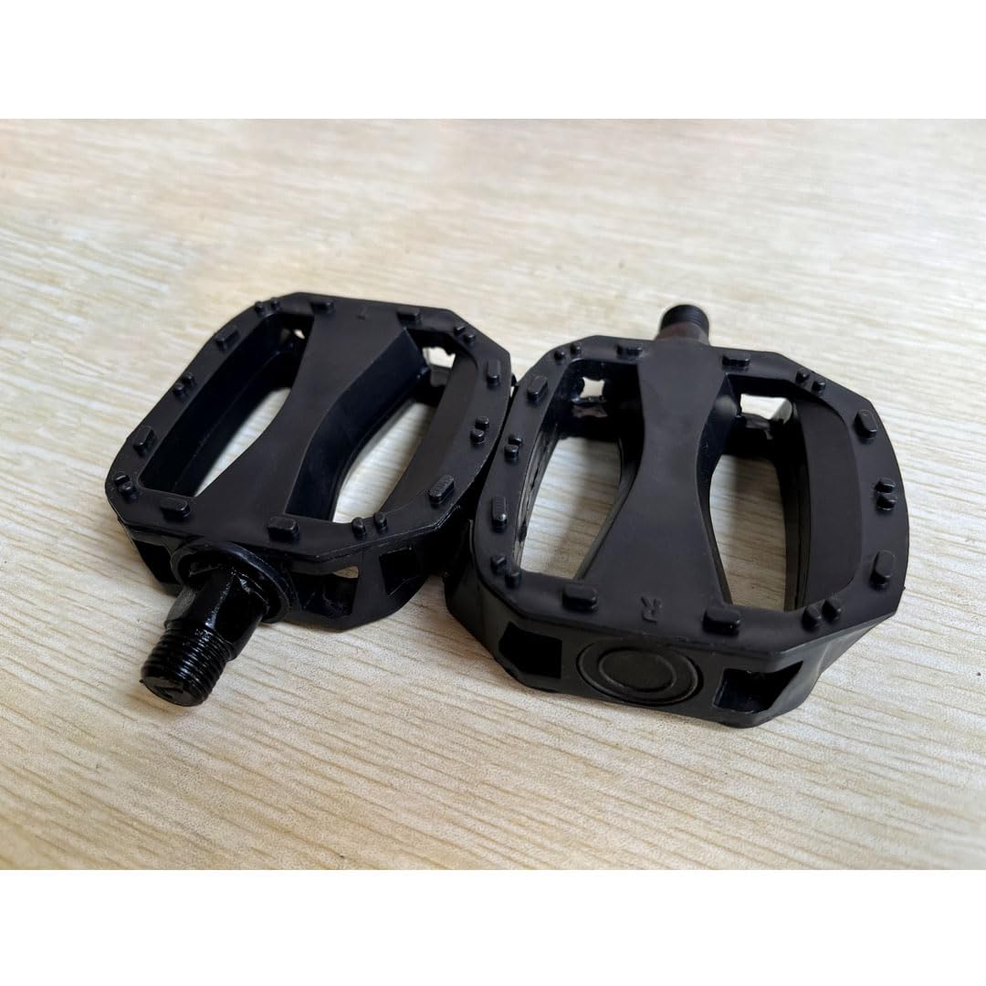 N3Od3Er Kids Bike Pedals 1/2-Inch Kids Small Pedals Resin For 12 14 Kids Bike