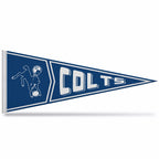 Rico Industries Nfl Football Indianapolis Colts Retro - Alt 12'' X 30'' Felt Wall D  Cor Pennant - Great For Home/Bed Room/Man C