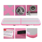 Fbsport 10Ft Inflatable Air Gymnastics Mat Training Mats 4/8 Inches Thickness Gymnastics Tracks For Home Use/Training/Cheerleadi