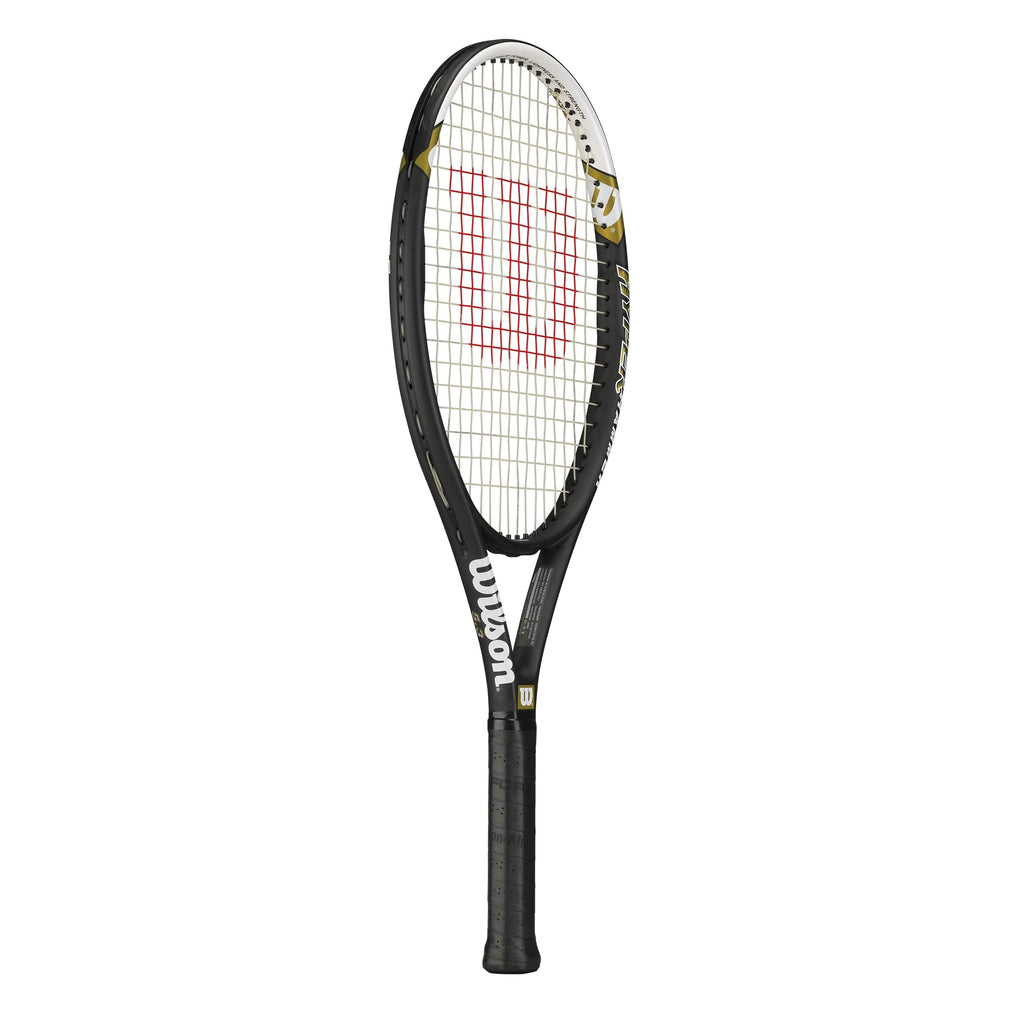 Wilson Hyper Hammer 5.3 Tennis Racket - Black/White, Grip Size 0-4