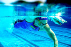 Arena Tracks Swim Goggles, Black  Smoke  Black, Non-Mirror Lens