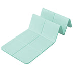 Foldable Yoga Mat for Travel 72x 32x 0.32Inch, 8mm Thick Folding Exercise Mat, Outdoor Non-slip Pilates Mat for Women & Men, Wid