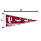 Rico Industries Ncaa Indiana Hoosiers Classic 12'' X 30'' Felt Wall D  Cor Pennant - Great For Home/Bed Room/Man Cave D  Cor