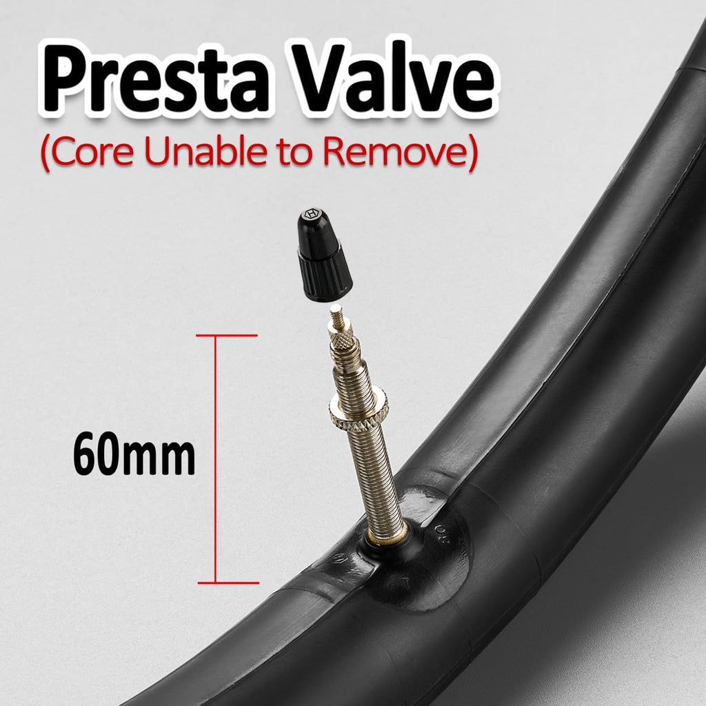 Corki Cycles 700C Bike Tire Inner Tubes 700 X 35C 37C 38C 40C 42C 43C Presta Valve 60Mm, Heavy Duty 28 Inch Bicycle Tube For Roa
