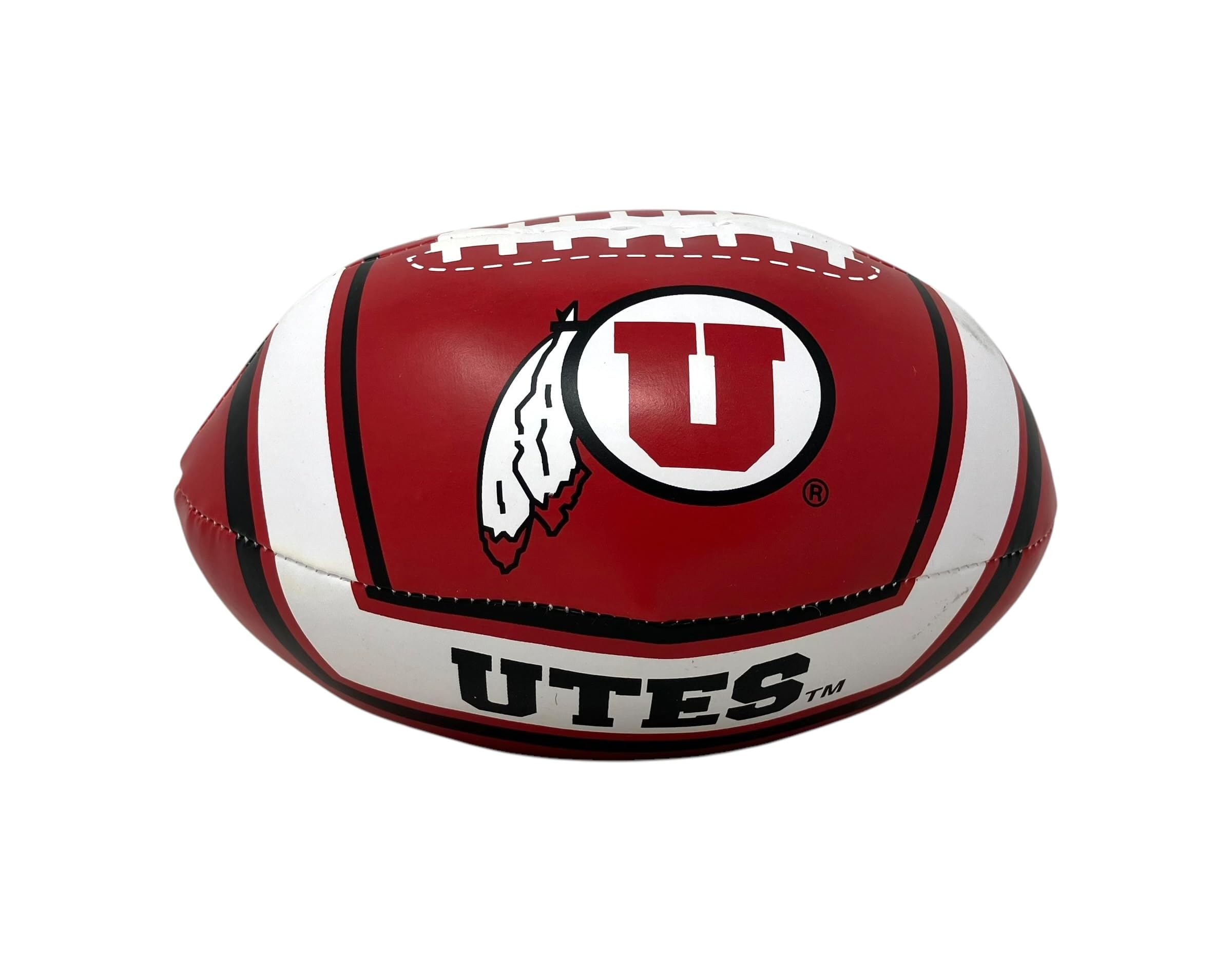 Rawlings NCAA Softee Football, 8, Team Colors (Utah Utes)