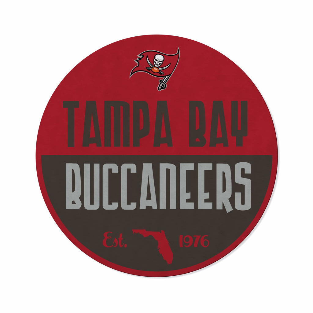 Rico Industries Nfl Football Tampa Bay Buccaneers Classic Shape Cut Pennant - Home And Living Room D  Cor - Soft Felt Ez To Hang