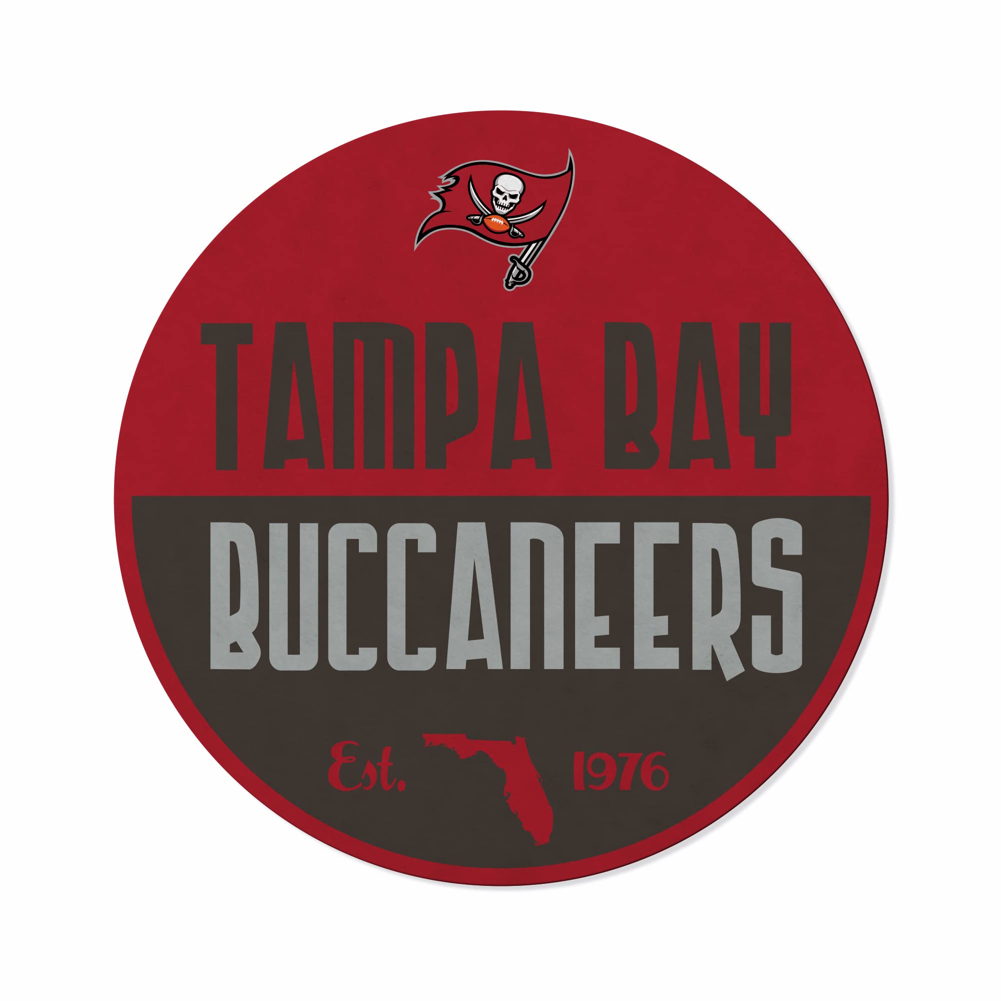 Rico Industries Nfl Football Tampa Bay Buccaneers Classic Shape Cut Pennant - Home And Living Room D  Cor - Soft Felt Ez To Hang