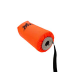 D.T. Systems Super-Pro Dog Training Launcher Dummy, Blaze Orange With Black Streamer