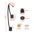 Drive-Up Golf Cart Adc Motor Brush Kit,Fits Club Car Ezgo 73120-G25 1021862-01,102187101