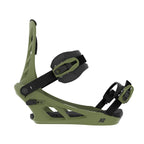 K2 Indy Mens Snowboard Bindings, L: 8-12, Moss