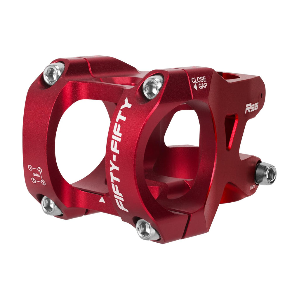Fifty-Fifty Mountain Bike Stem For 35Mm Handlebar Clamp 1-1/8 Steer Tube, Aluminum Alloy Short Handlebar Stem For All Mountain,