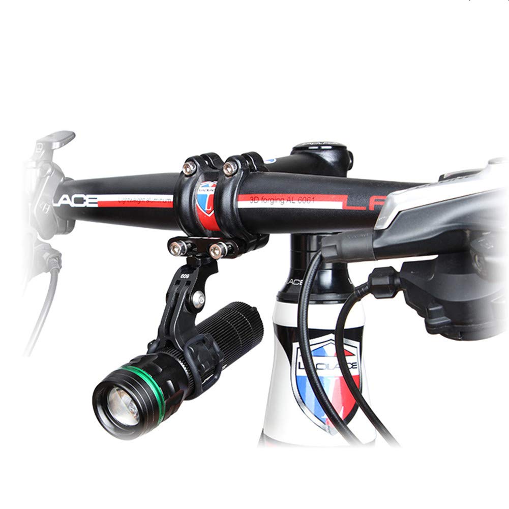 Bicycle Light Torch Flashlight Holder Clip Mount Bracket For Road Bike Cycling Part Adjusted Compatible With Gopro Camera Mount