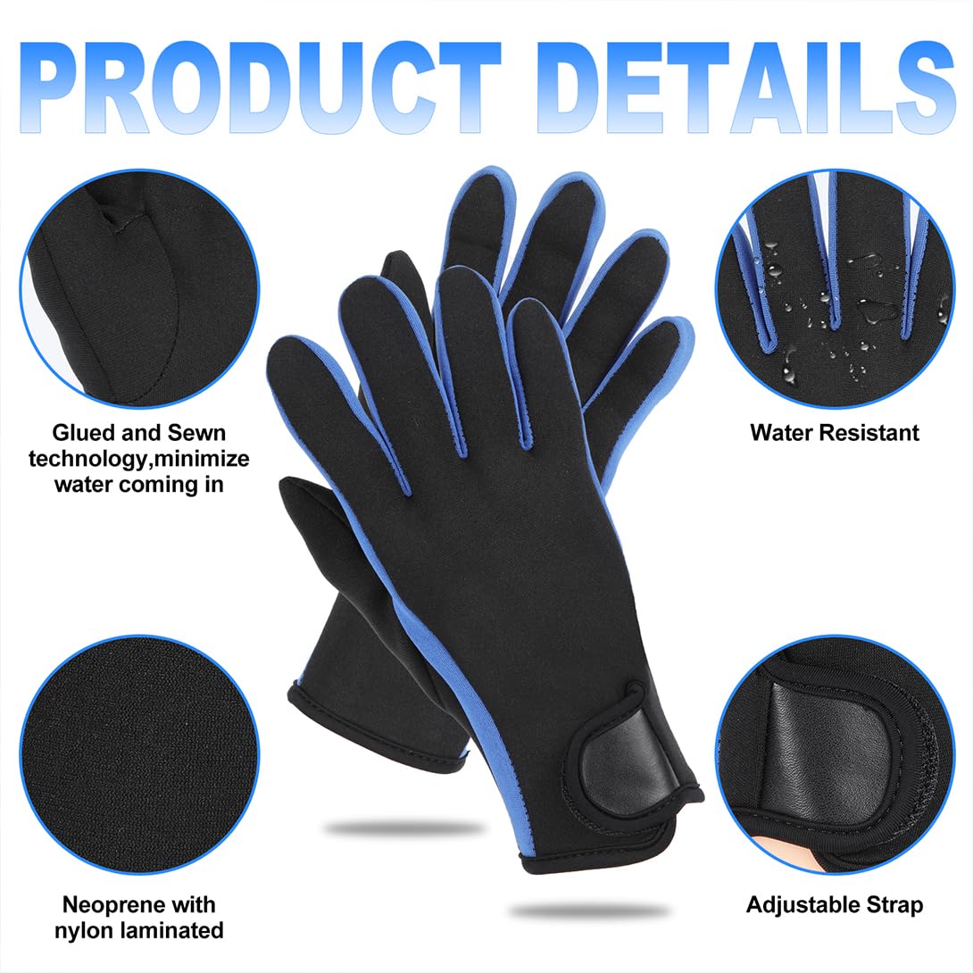 Micosuza Neoprene 15Mm Five Finger Dive Gloves