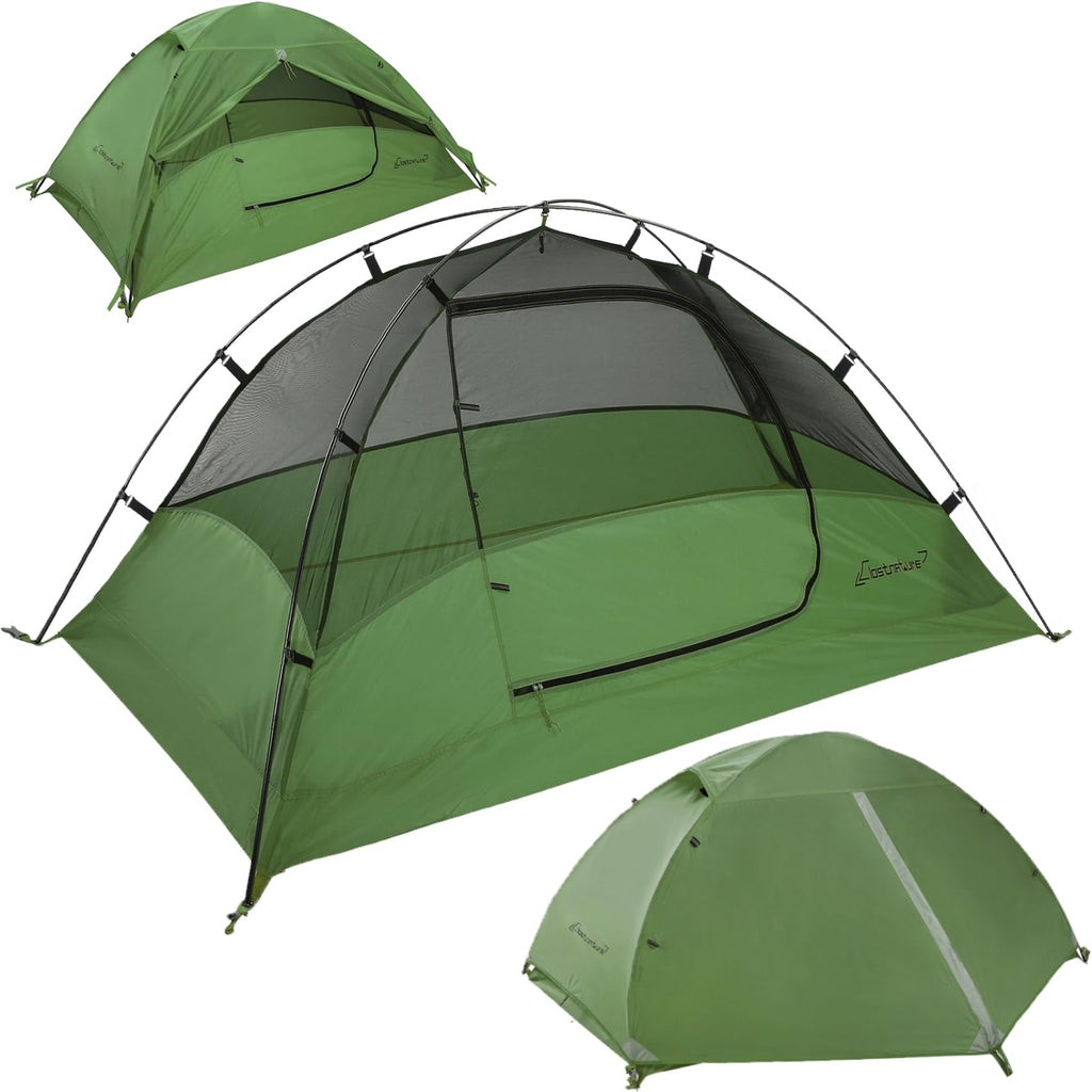 Clostnature Crux Lightweight Tent For Backpacking - 3 Person Ultralight Backpacking Tent, Waterproof Easy Setup Camping Tent, Hi