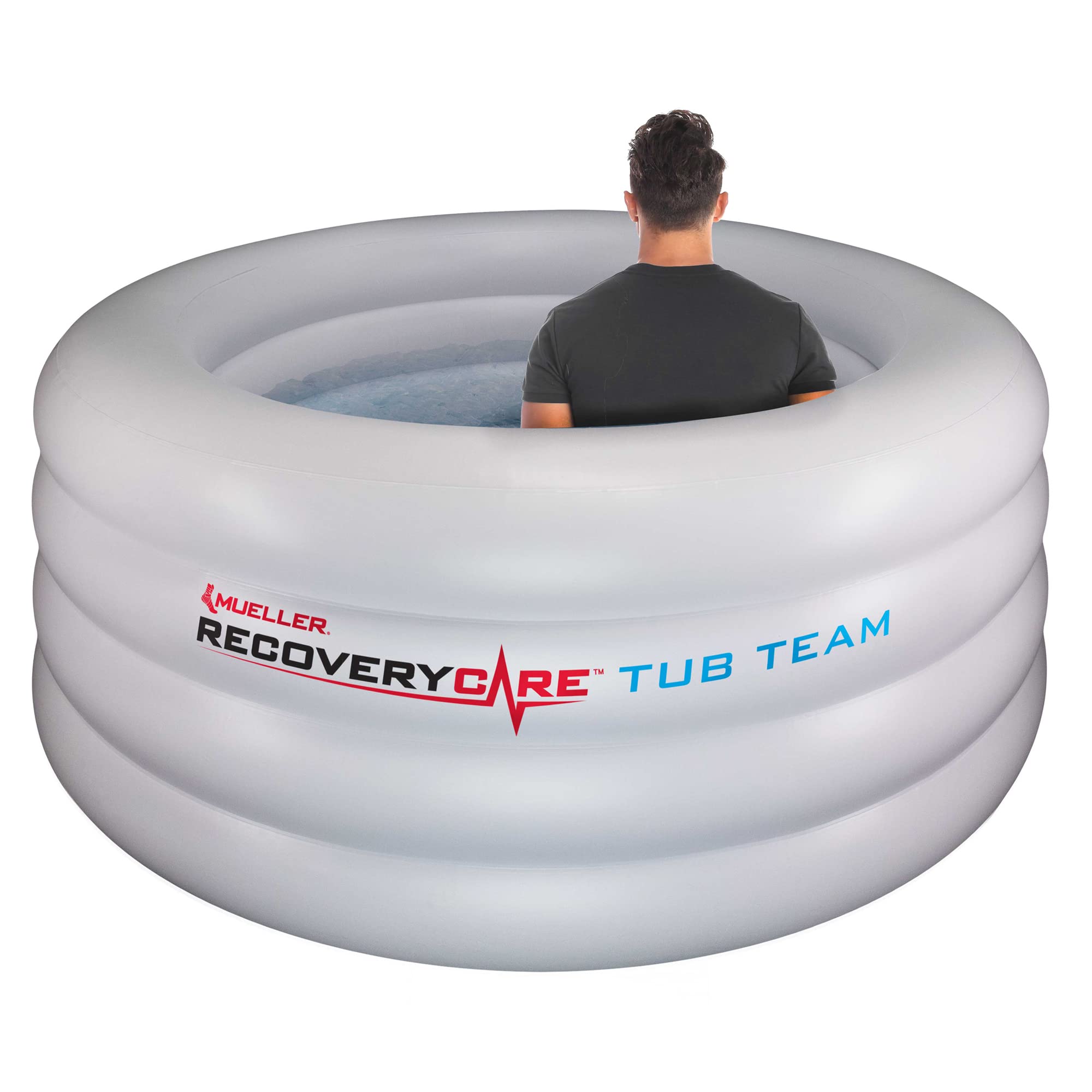 Mueller Sports Medicine Recoverycare Tub, Inflatable Ice Tub, Cold Therapy, Team Size