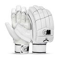 GM 505 Lightweight Cricket Batting Gloves for Youth Right Handed | Ergonomically Designed | Good Protection | Colour : White/Bla