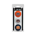 Team Golf Ncaa Auburn University Tigers 3 Golf Ball Pack Regulation Size Golf Balls, 3 Pack, Full Color Durable Team Imprint